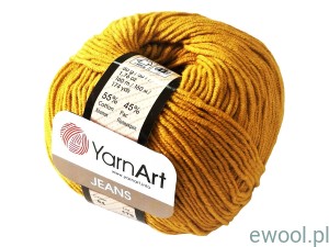 Włóczka Jeans YarnArt 84  kolor musztardowy