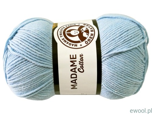 Włóczka Madame Cotton 014 kolor jasny niebieski .jpg