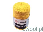 Sznurek  Macrame Cotton  764  kolor żółty  