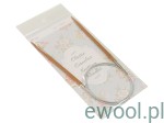 Druty bambusowe  na stalowej lince 5.0mm/80cm