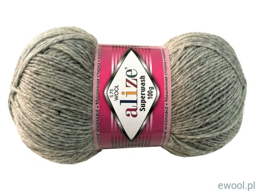 Włóczka Superwash Alize 21 kolor szary