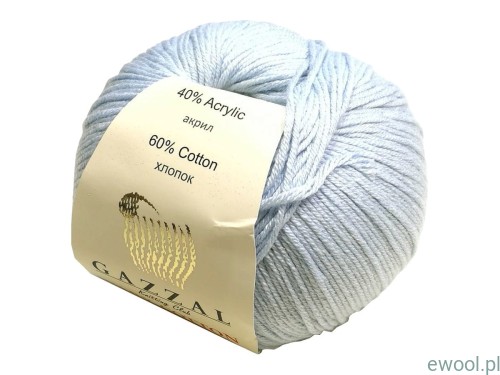 Włóczka Baby Cotton 3429 kolor jasny niebieski