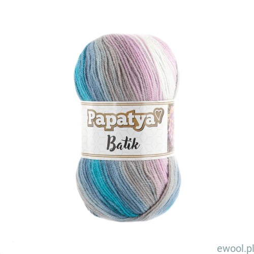 Włóczka cieniowana wielokolorowa Papatya Batik kolor 554-40