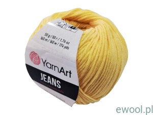 Włóczka Jeans YarnArt 88  kolor żółty   