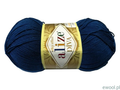 Włóczka Diva Alize 279 granatowy