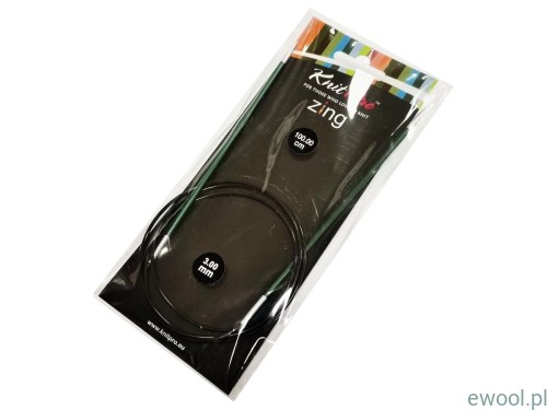 KnitPro Zing druty na żyłce 3.00mm/100cm