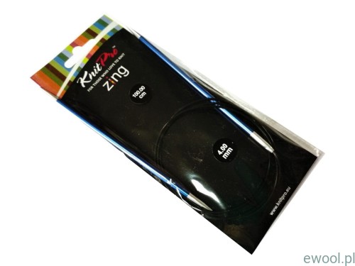 KnitPro Zing druty na żyłce 4.00mm/100cm