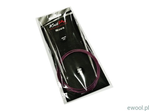 KnitPro Nova druty na żyłce 4.50mm/100cm