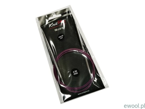 KnitPro Nova druty na żyłce 4.00mm/100cm
