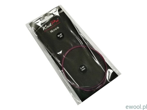 KnitPro Nova druty na żyłce 2.00mm/80cm