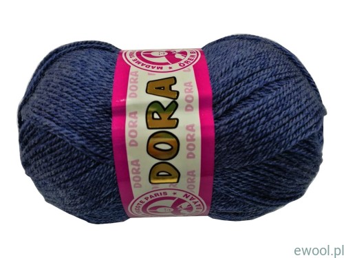 Włóczka Dora Madame Tricote Paris 138 kolor jeansowy