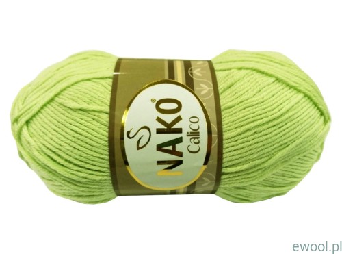 Włóczka NAKO Calico 6707 kolor limonka