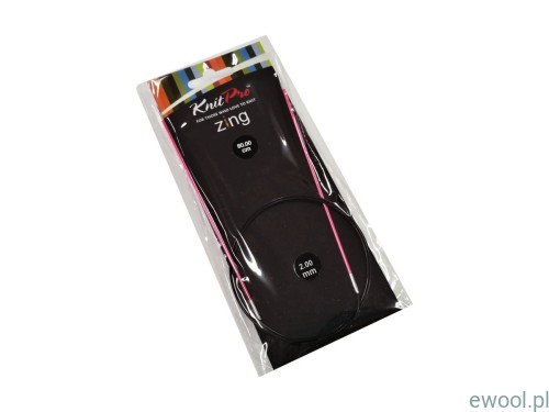 KnitPro Zing druty na żyłce 2.00mm/80cm