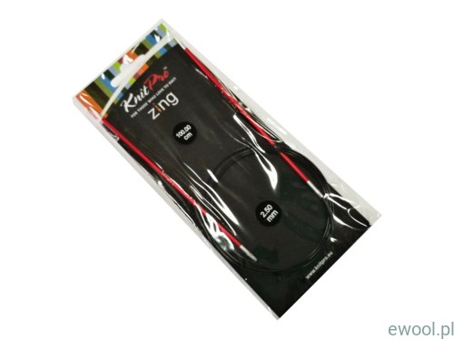 KnitPro Zing druty na żyłce 2.50mm/100cm