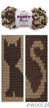 Włóczka Puffy More Alize 6287