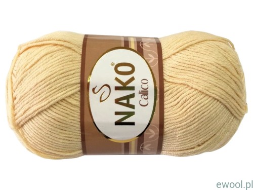 Włóczka NAKO Calico 481 kolor cielisty