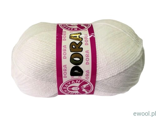 Włóczka Dora Madame Tricote Paris 100 kolor biały