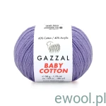 Włóczka  Baby Cotton 3420  kolor fioletowy