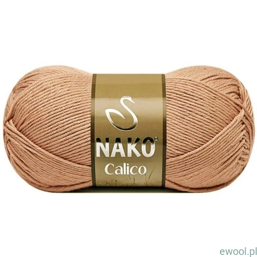 Włóczka NAKO Calico 11220 kolor pudrowy róż
