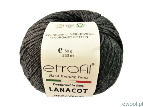 Włóczka Lanacot Etrofil CO024 kolor szary melanż