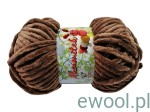 Włóczka Aksamitek 50g kolor 1467  brązowy   