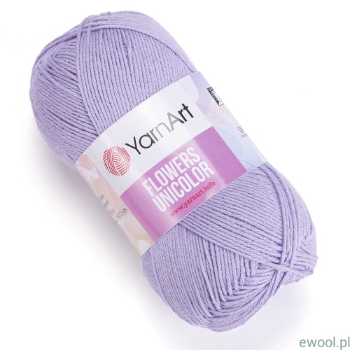 Włóczka Flowers Unicolor YarnArt  kolor 747 jasny fiolet