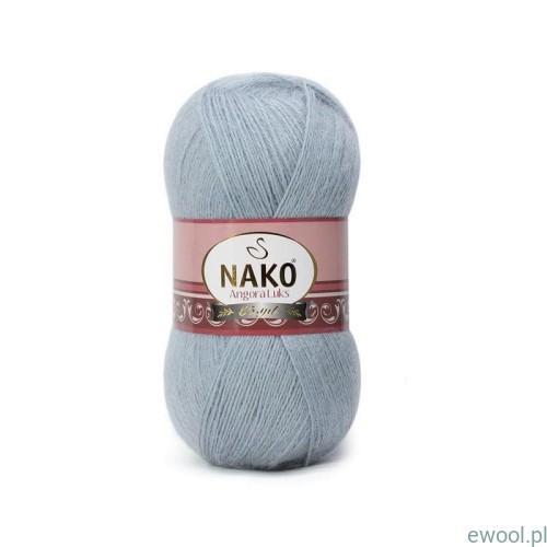 Włóczka Angora Luks NAKO 12936 kolor szaro-niebieski
