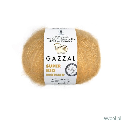 Włóczka Super Kid Mohair 64404 kolor beżowy