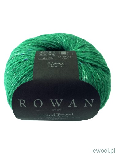 Włóczka Felted Tweed Rowan 203

kolor Electric Green