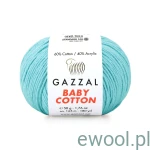 Włóczka  Baby Cotton 3451 jasny niebieski