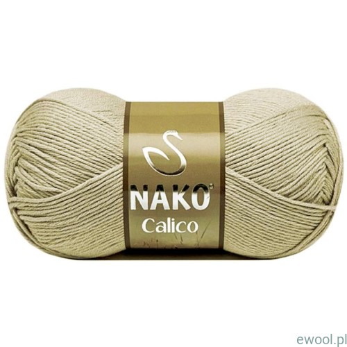 Włóczka NAKO Calico 10874 kolor jasny beż