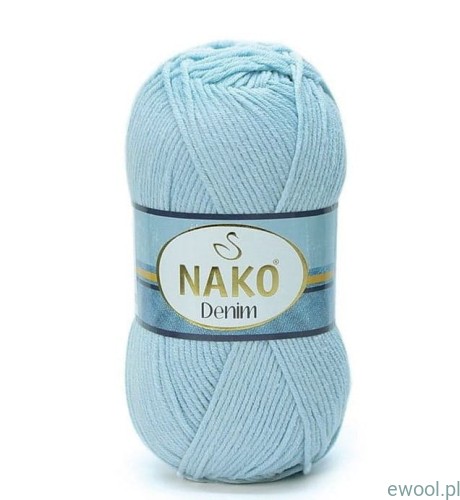 Włóczka Denim NAKO 6952 kolor jasny niebieski