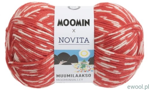 Włóczka Muumilaakso Novita 880 kolor Berry Juice