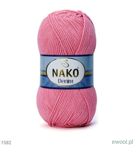 Włóczka Denim NAKO 11582 kolor różowy