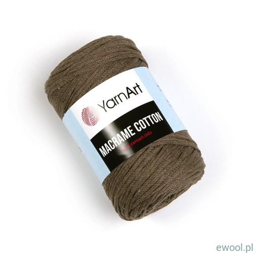 Sznurek Macrame Cotton YarnArt 791 kolor brązowy