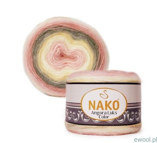 Włóczka Angora Luks Color NAKO 81904