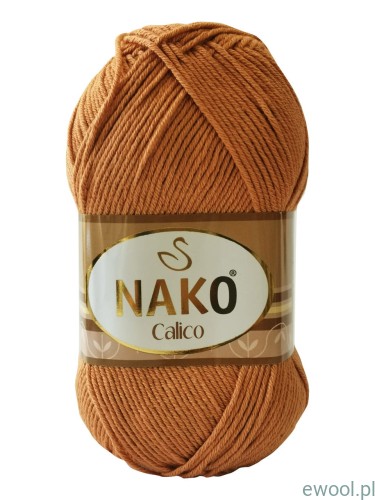 Włóczka NAKO Calico 12270 kolor karmelowy
