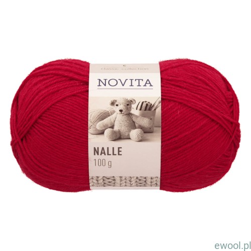 Włóczka Nalle Novita 523 kolor Lingonberry