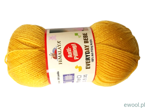 Włóczka - Everyday - Bebe - 70103 - kolor - żółty.jpg