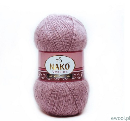 Włóczka Angora Luks NAKO 10155 kolor fioletowy