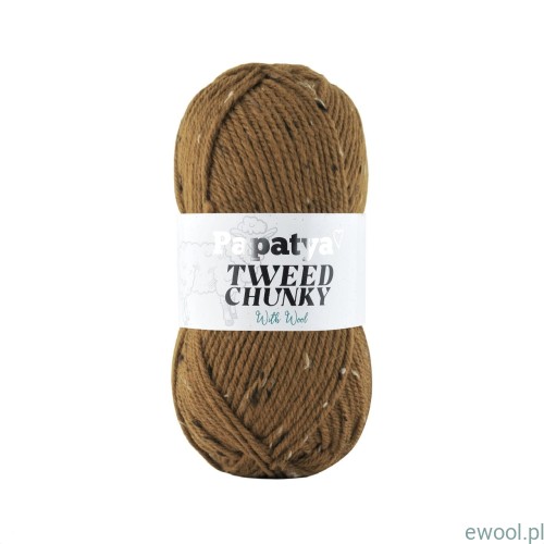 Włóczka Tweed Chunky Papatya 8780 kolor miodowy