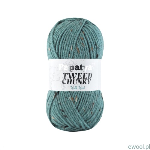 Włóczka Tweed Chunky Papatya 6630 kolor miętowy