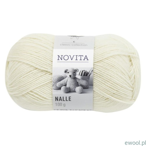 Włóczka Nalle Novita 010 kolor Off-White