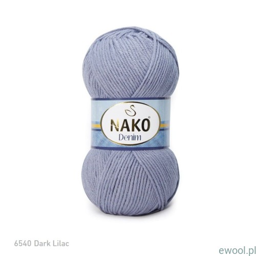 Włóczka Denim NAKO 6540 kolor fioletowy