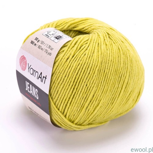 Włóczka Jeans YarnArt 29 kolor pistacjowy