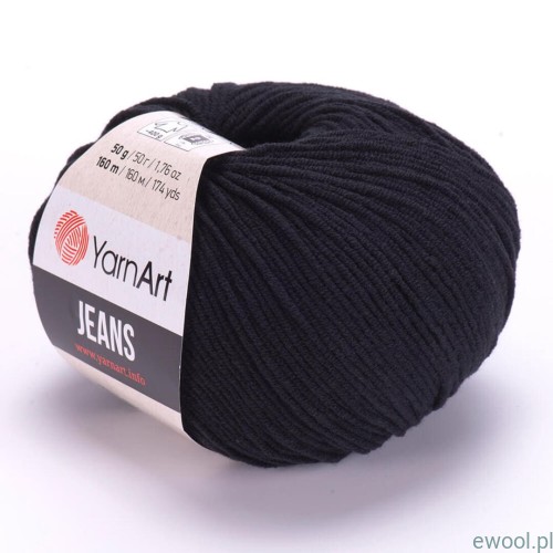 Włóczka Jeans YarnArt 53 kolor czarny