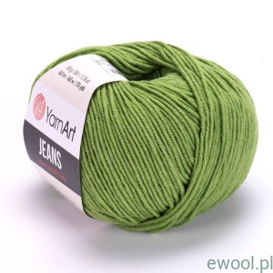 Włóczka Jeans YarnArt 69  kolor zielony