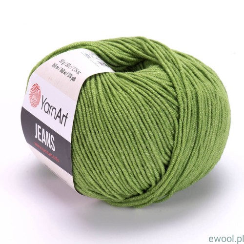 Włóczka Jeans YarnArt 69 kolor zielony