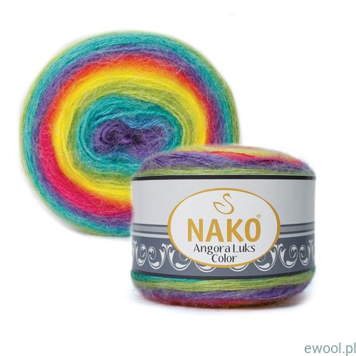 Włóczka Angora Luks Color NAKO 81920