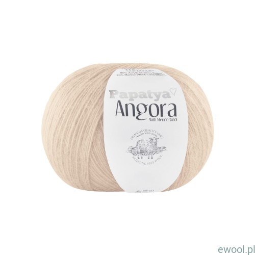 Włóczka Angora Papatya kolor 4180 kolor beżowy